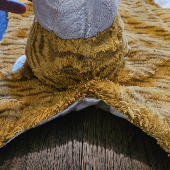 GUND Comfy Cozy Weasley Tiger Lovey Large 15"x22" Soft Security Blanket 320182.  - Picture 4 of 14